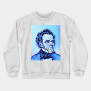 Franz Schubert Portrait | Franz Schubert Artwork | Franz Schubert Painting 13 Crewneck Sweatshirt